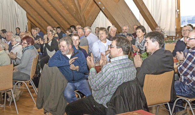 Auch in diesem Jahr waren viele  Brge...inladung zum Neujahrsempfang gefolgt.   | Foto: Wilfried Dieckmann