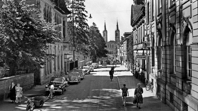 Auf Postkarten ist die Schillerstrae zu sehen <ppp></ppp>   | Foto: Archiv: Norbert Klein