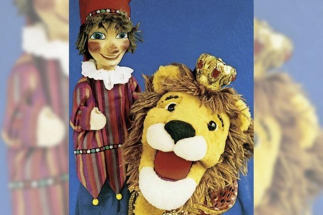 Kasper und der Löwenkönig in der Freiburger Puppenbühne