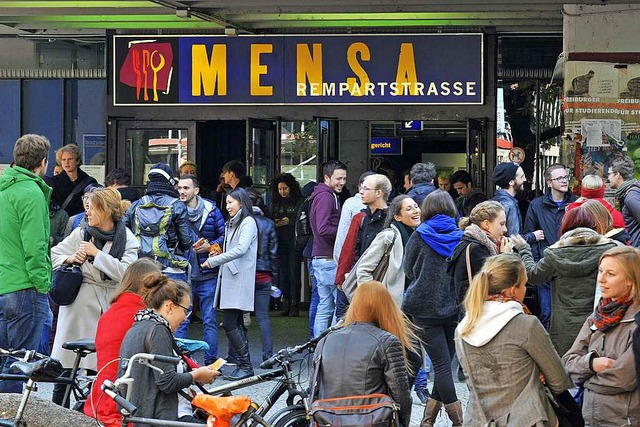 Die Mensa Rempartstrae  wurde fr ihr veganes Angebot ausgezeichnet.  | Foto: Michael Bamberger