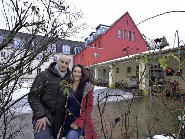 Fr das von Pedro Antunes und Jona Aka...n dem Flachbau am Zechenweg (rechts).   | Foto: Thomas Kunz