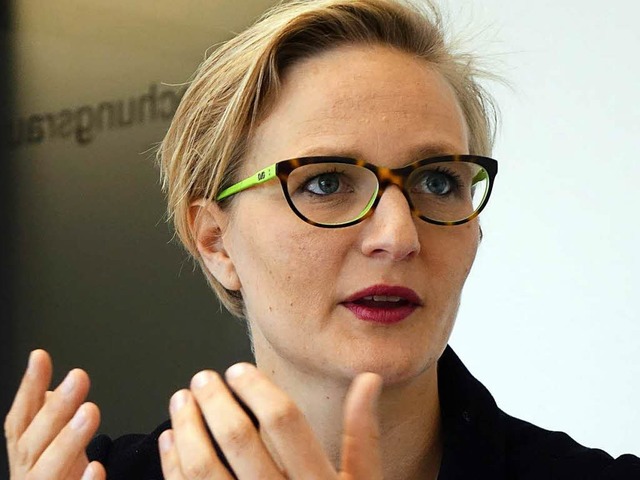 Die Grnen-Parlamentarierin Franziska Brantner im Oktober 2016.  | Foto: Wolfgang Grabherr