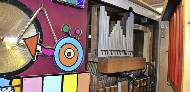 Die Handwerkskunst, alte mechanische M...verbindet sich in der Klaumauk-Orgel.   | Foto: Sylvia Sredniawa