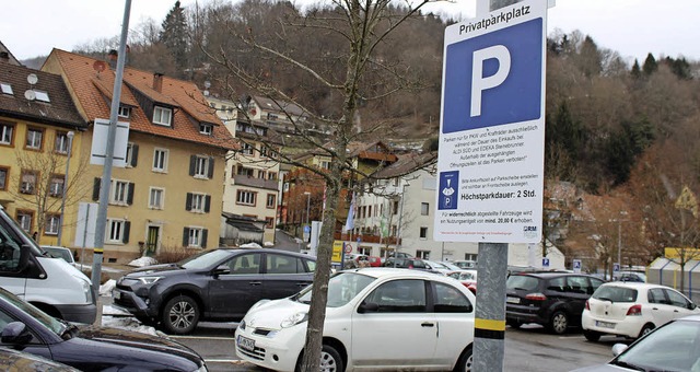 &#8222;Blaue Karte&#8220; fr Dauerpar...a Zell wird auf zwei Stunden begrenzt.  | Foto: Jacob