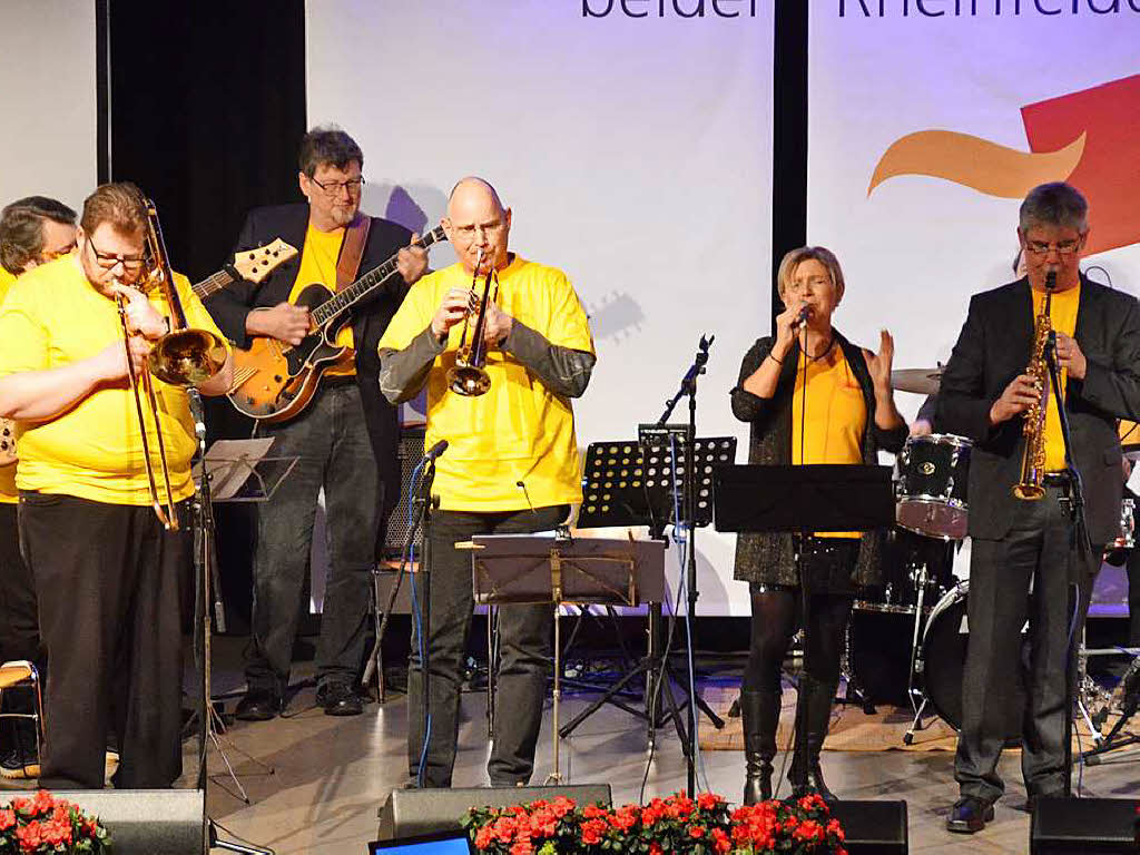 The New Redhouse Jazzband belebt musikalisch den Neujahrsempfang