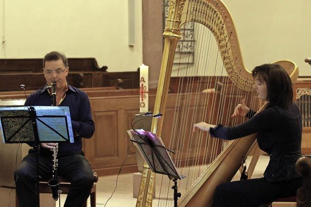 Harfe und Bassetthorn im Dialog