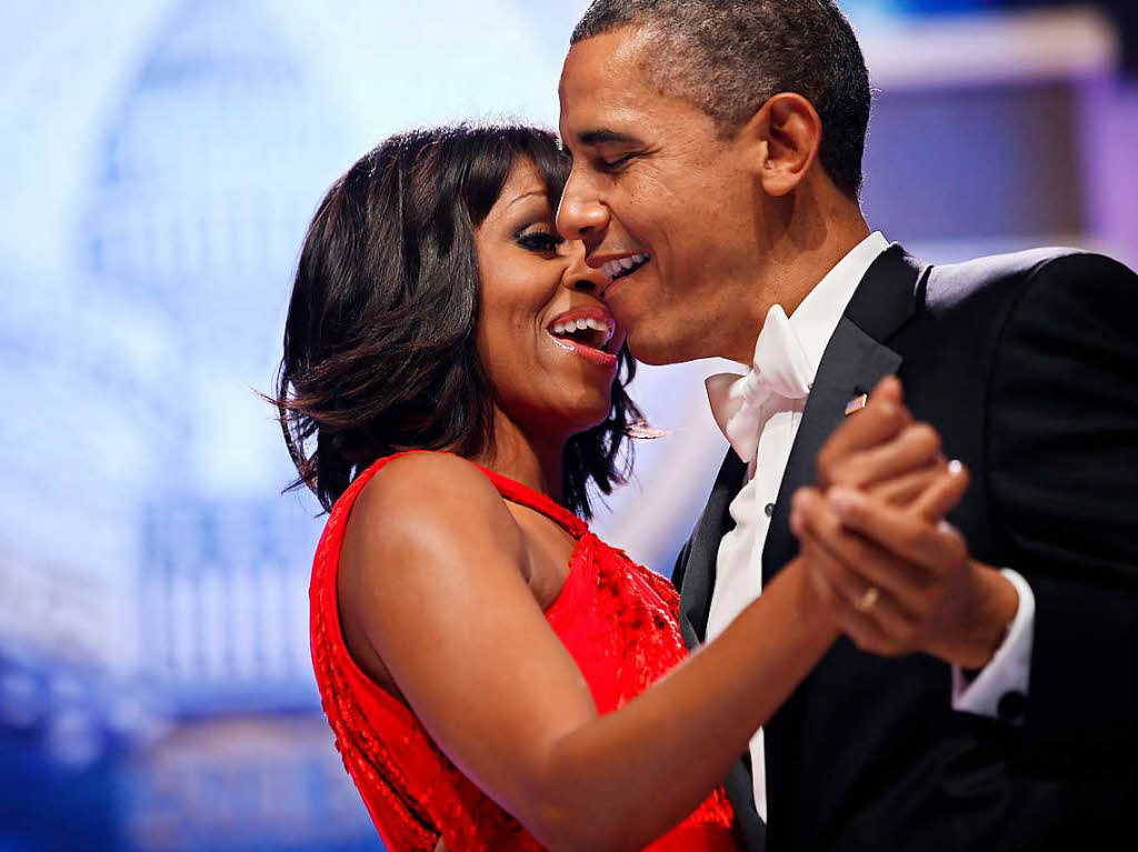 Michelle und Barack Obama (21. Januar 2013).