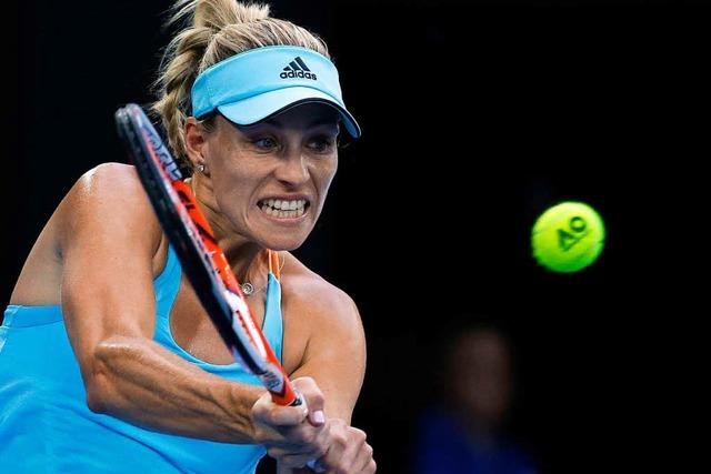 Angelique Kerber qult sich in Melbourne in Runde zwei