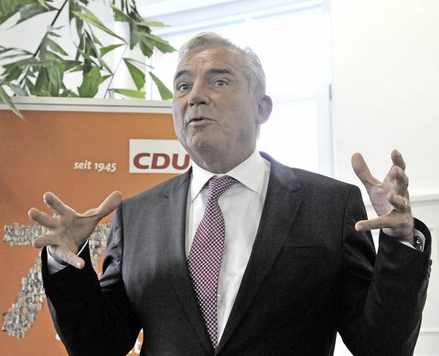 Engagiert bis in die Fingerspitzen - T...ng der CDU des Landkreises Emmendingen  | Foto: Markus Zimmermann