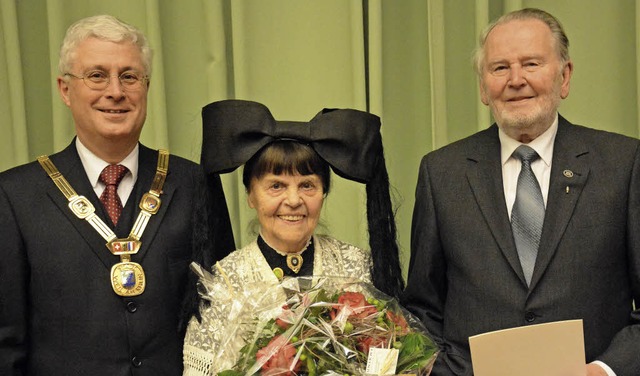 Mit Heinz Obrecht und Paula Rttele ko...e, unverwechselbare Weise bereichern.   | Foto: Lauber