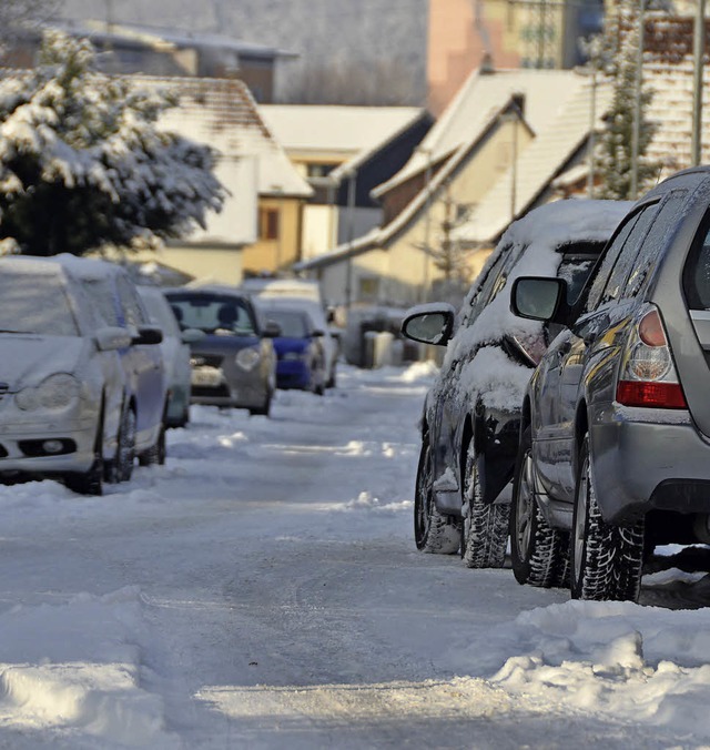 Solche Wohnstraen sind in der Regel kein Thema fr den Winterdienst  | Foto: Ingrid Bhm-Jacob