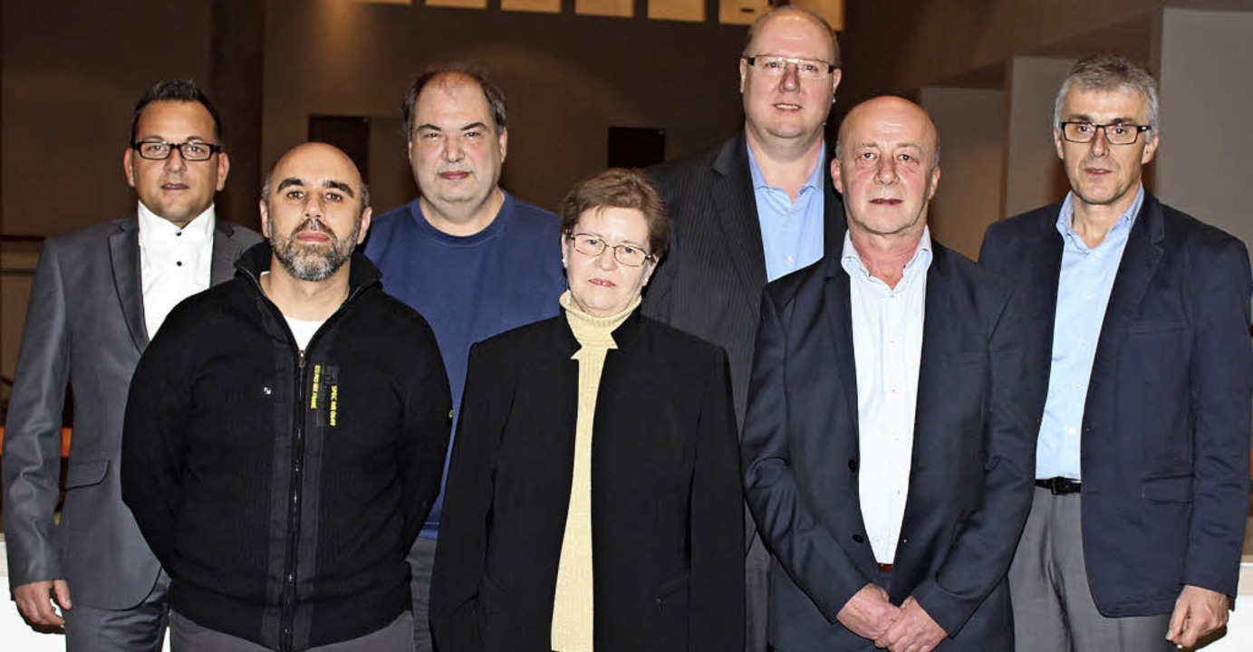 Die Geehrten (von links):  Sami Abassi...ki,  Bernhard Bierer und  Paul Gutmann  | Foto: Mario Schneberg