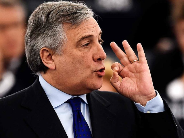 Tajani wird neuer Prsident des Europaparlaments.  | Foto: AFP