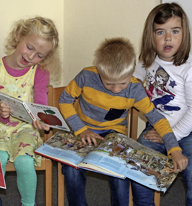 Vor allem Kinder lieben die Steinener Bibliothek.   | Foto: ZVG