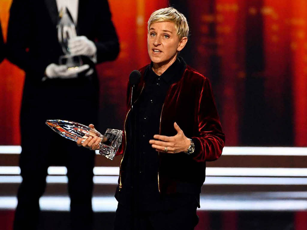 Ellen DeGeneres (58) hat ihre Trophensammlung vergrert und gewann gleich drei Preise.