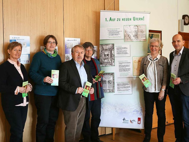 Das Programm im Lutherjahr in den Geme... Beckendorff und  Dekan Rainer Becker.  | Foto: Christoph Breithaupt