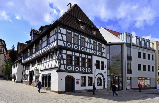 Schmuckstck: das sanierte Lutherhaus in Eisenach   | Foto: dpa