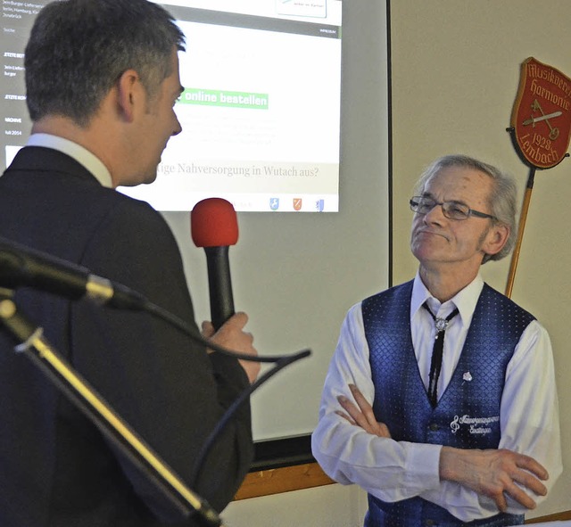 Brgermeister Christian Mauch bedankt ...isch seinen Ruhestand angetreten hat.   | Foto: jul