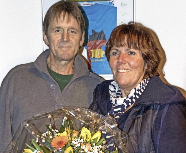 Marianne Huber und Hartmut Otto sind d...pchter des Sportvereins Grafenhausen.  | Foto: Christiane Seifried