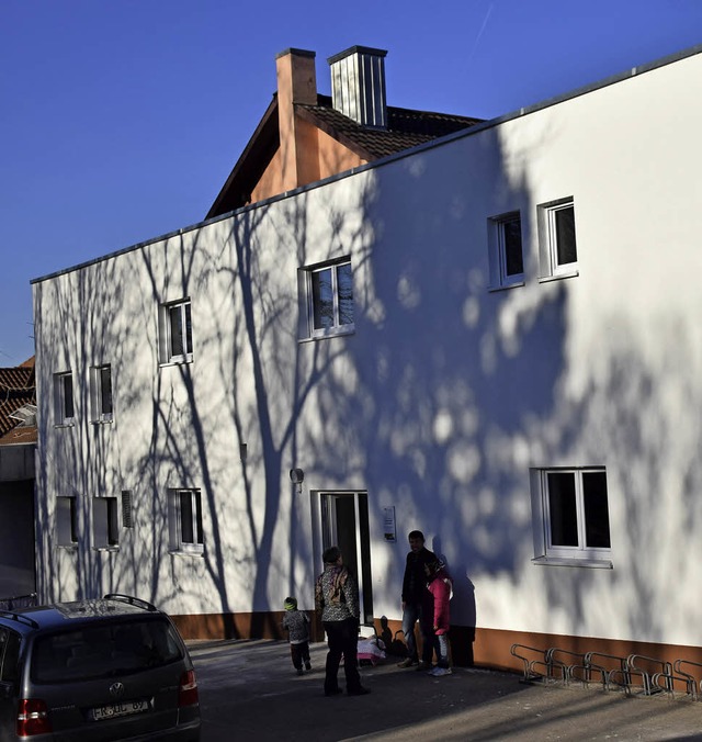 Flchtlingsunterkunft an der Alten WG in Auggen   | Foto: Beatrice Ehrlich