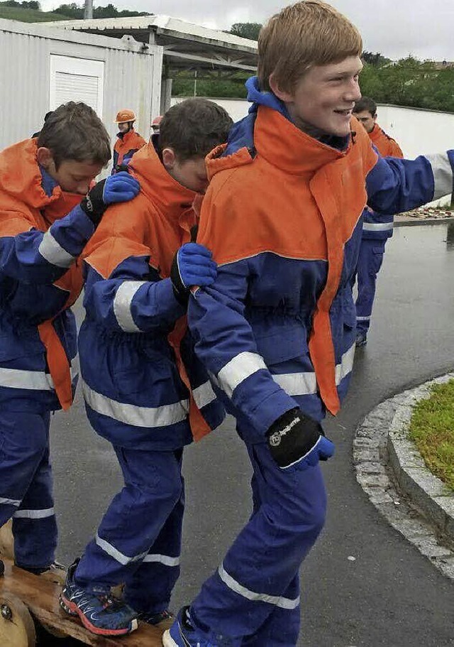 Der Spa kommt nicht zu kurz beim Feuerwehr-Nachwuchs.   | Foto: privat