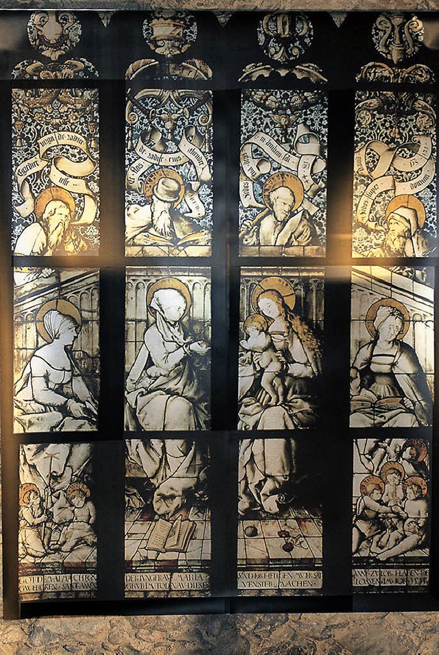 Das Todtnauer Annen-Fenster im Freibur...ster aus der Zeit des Silberbergbaus.   | Foto: Jacob
