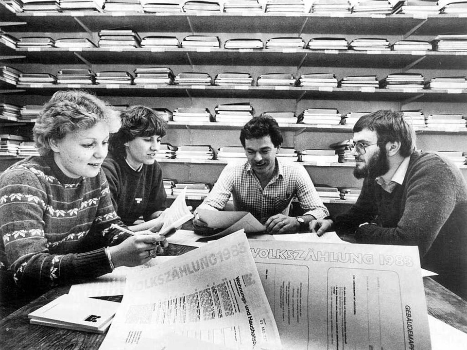 1983 wurden die Deutschen statistisch ... begann das damals umstrittene Zählen.  | Foto: Heinz Wurzer