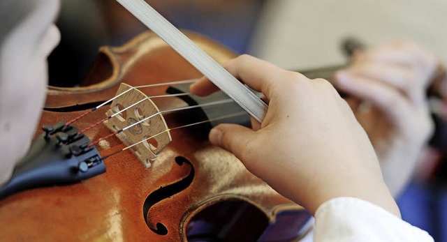 Musik als wunderbares Mittel fr die Erziehung junger Menschen  | Foto: dpa/Dorothee Philipp