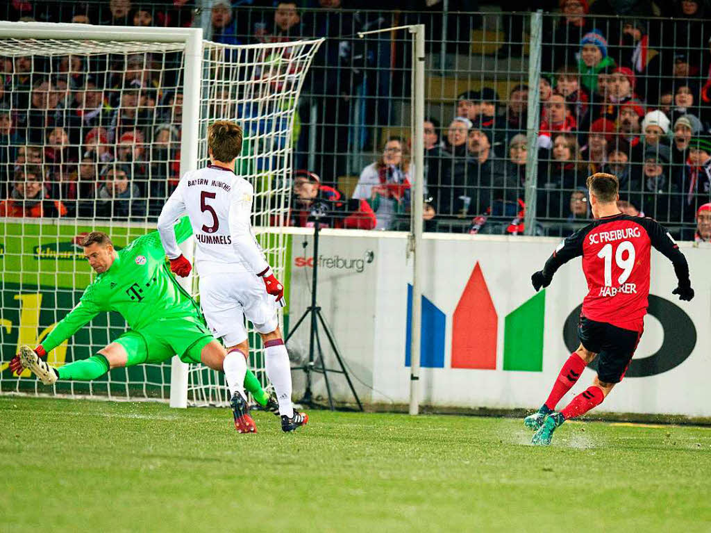 Der frhe Treffer von Janik Haberer fr den SC Freiburg.