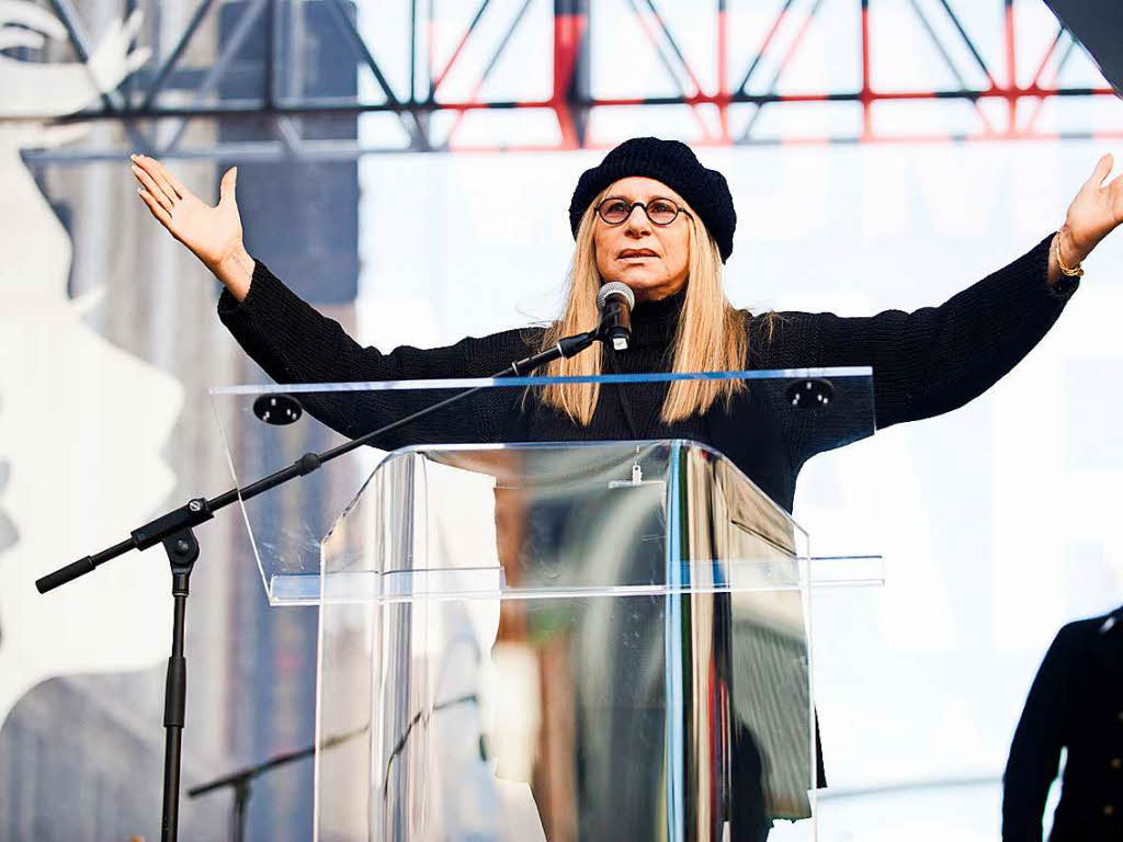 Los Angeles – Barbra Streisand spricht zur Menge