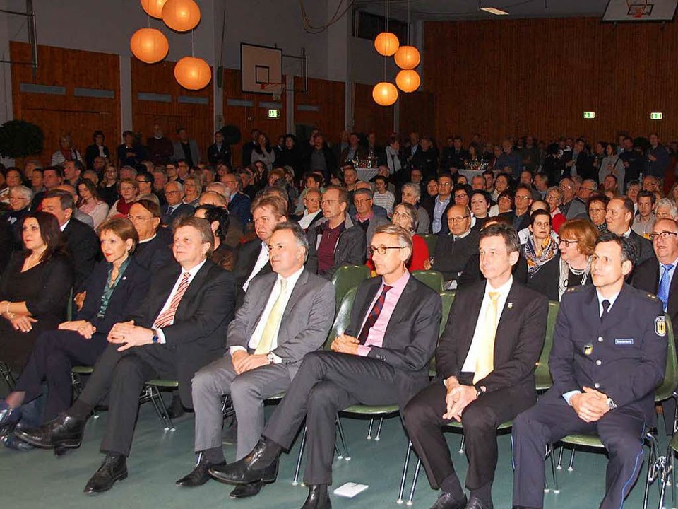 Gut besucht war der Neujahrsempfang Efringen-Kirchen.  | Foto: Herbert Frey