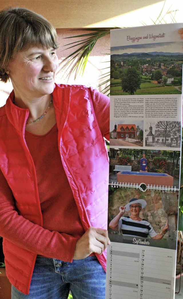 Heike Hgle prsentierte den Jahreskalender des Landfrauen-Bezirksverbands.   | Foto: Werner Schnabl