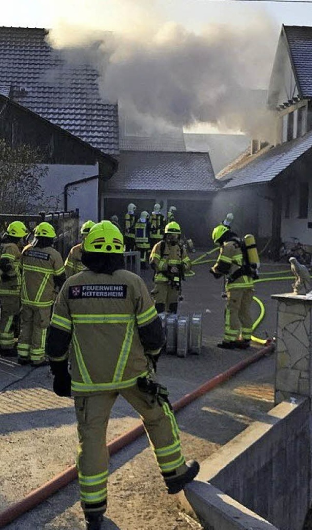 Kellerbrand in Eschbach  | Foto: Feuerwehr