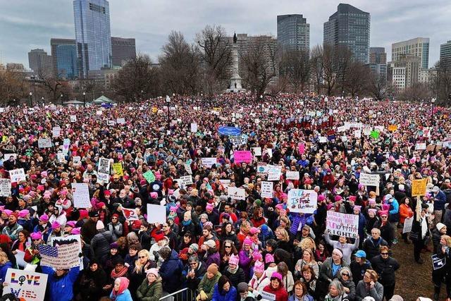 Proteste gegen US-Prsidenten: Trump treibt den Keil tiefer