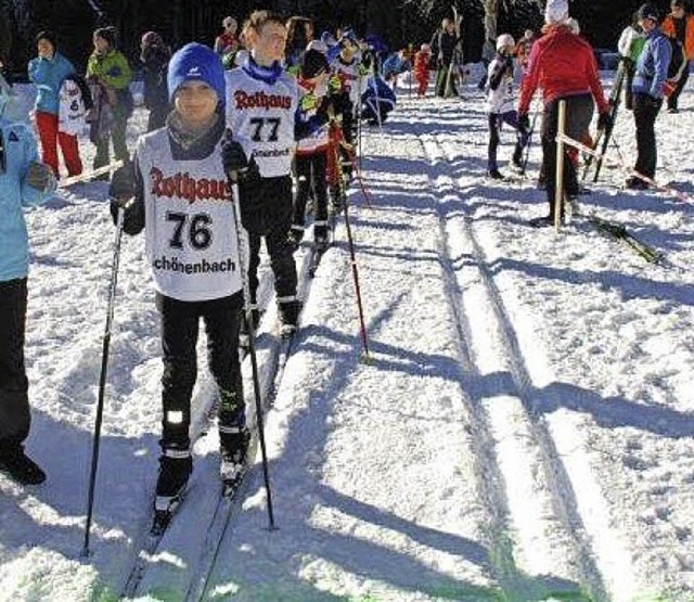Den Kindern war die Vorfreude auf das erste Rennen des Winters  anzumerken.   | Foto: Junkel