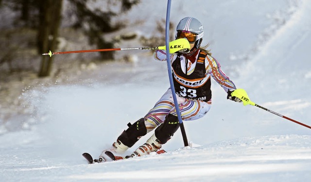 Konzentriert auf dem Ski: Elena Lngin  | Foto: horning-wiesler