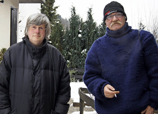 Dieter (links) und Frank haben lange auf der Strae gelebt   | Foto: COORDES