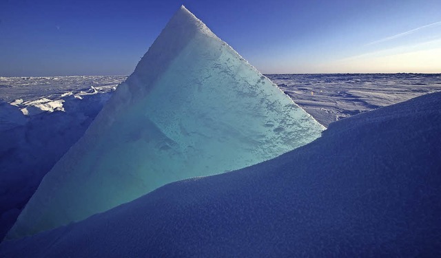 Eisformationen auf dem gefrorenen Arktischen Ozean am 89. Breitengrad  | Foto: Michael Martin/Barbara Ruda