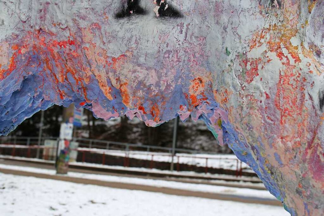 Die vielen Farbschichten sind nicht mehr zu verbergen  | Foto: Chiara Menner