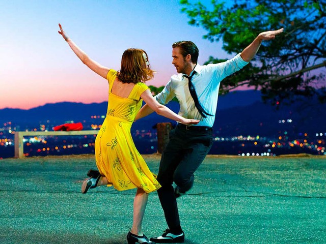 Das Musical &#8222;La La Land&#8220; hat die Chance auf 14 Oscars.  | Foto: dpa