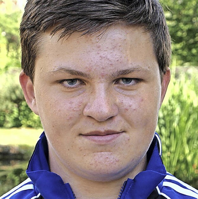 Der 16-jhrige  Bastian Gantert sicher...platz im Bonndorfer Verbandsligateam.   | Foto: bchle