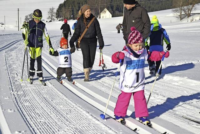 Großer Spaß für kleine Wintersportler