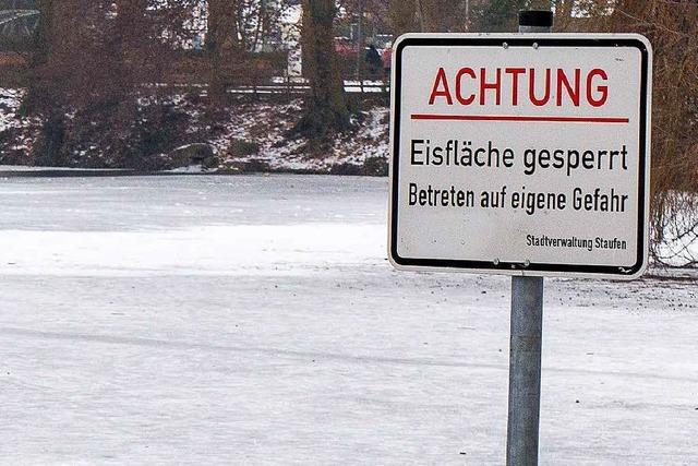 Stadt Staufen übernimmt keine Haftung am Stadtsee
