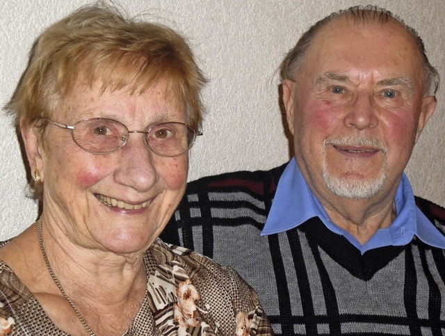 Uhrmachermeister i.R. Alfred Rotzler u...igen Donnerstag ihre eiserne Hochzeit.  | Foto: Hansjrg Bader