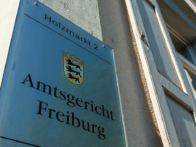 Das Amtsgericht Freiburg  | Foto: dpa