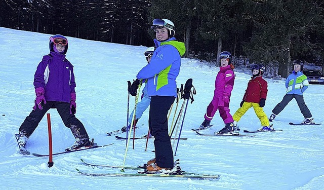 Viel gelernt hat der Nachwuchs beim Skikurs des Skiclubs Lffingen.   | Foto: Privat