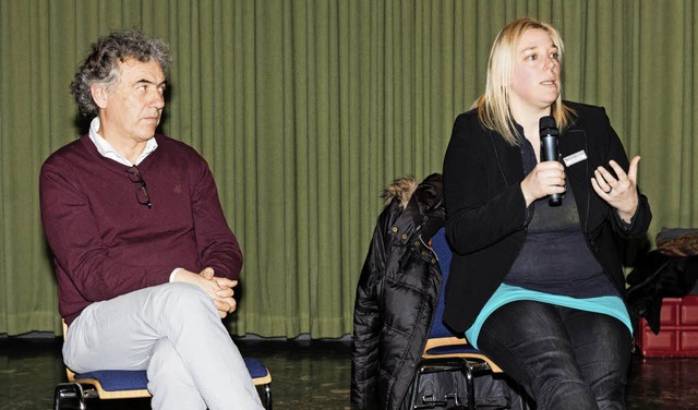 Michael Reisch und Sonja Neunzig beric...e den Kinderschutz verbessern knnen.   | Foto: Gabriele Zahn