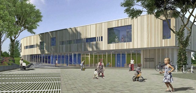 Visualisierung des geplanten Kindergartens Lwenzahn   | Foto: Visualisierung Architekt Roller