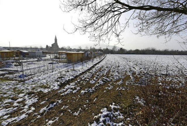 Im Anschluss an die bisherigen St. Geo...irtschaftschaftlich genutzter Flche.   | Foto: Ingo Schneider