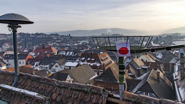 Baurechtlich geprft und mit &#8222;ro...chennest ber den Dchern der Altstadt  | Foto: Olaf Michel